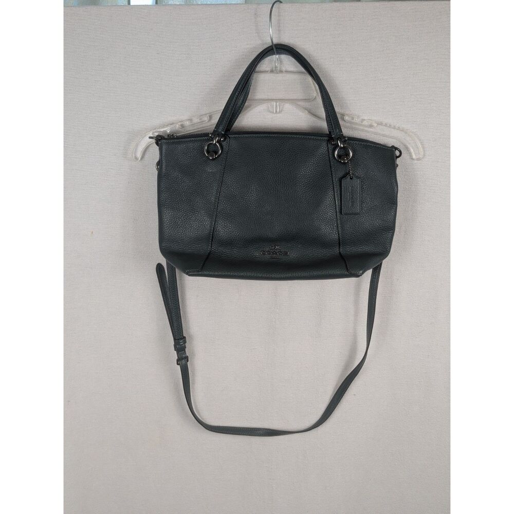 Coach Kacey Satchel Crossbody/Shoulder Bag Green Pebble Leather No. H2132-C6229